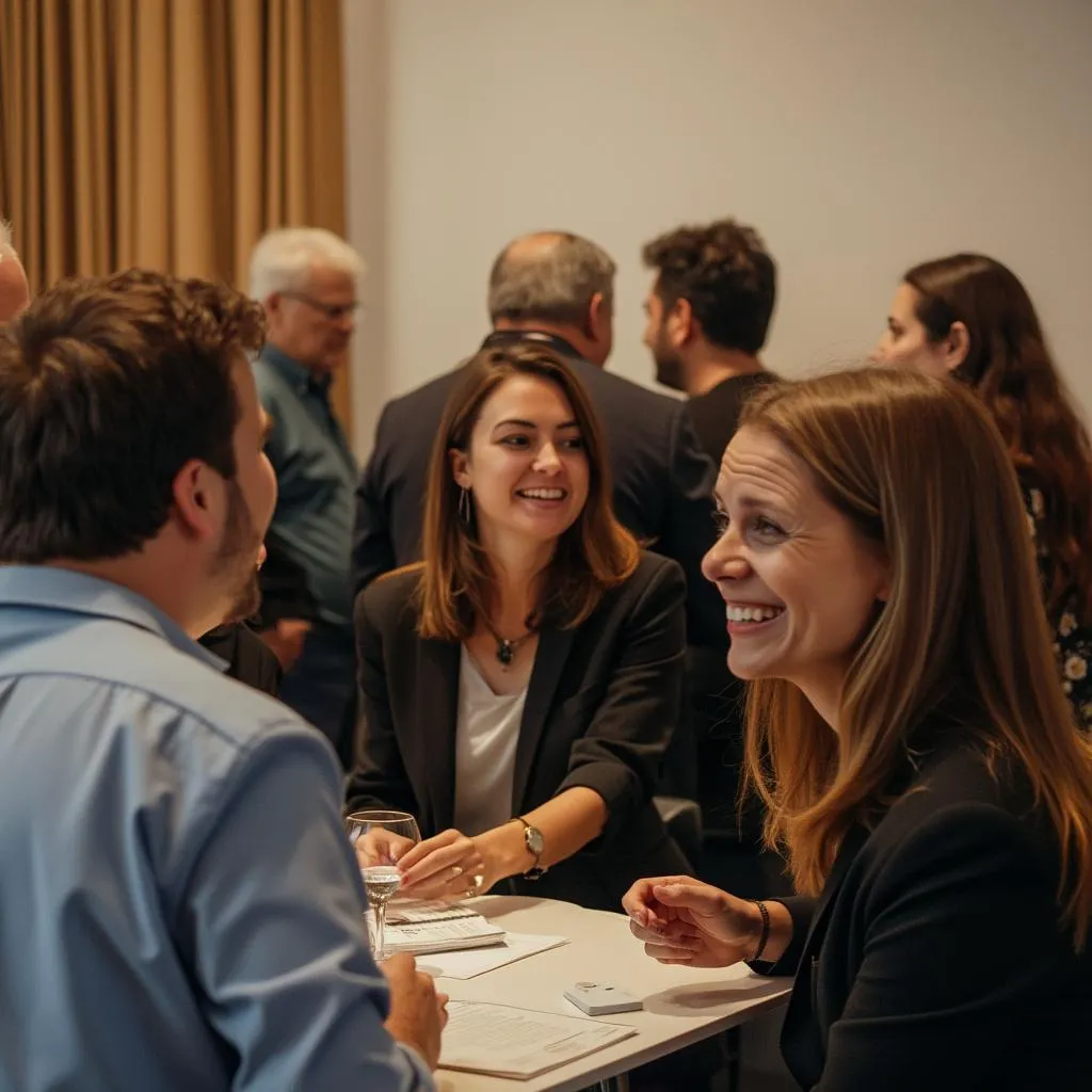 Evento de networking financiero